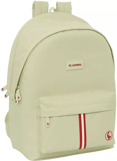 Rucksack Laptop Tablet with USB Output - El Ganso Basics Beige