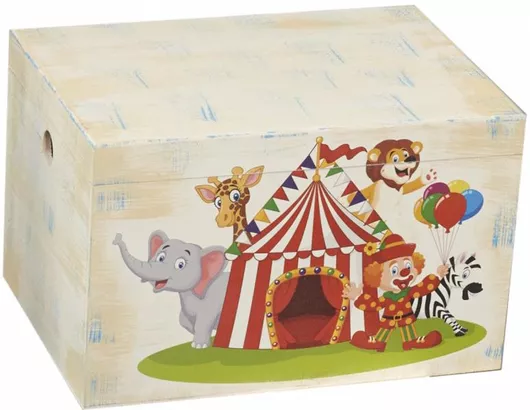 Βαπτιστικό Κουτί Novaker 91 Τσίρκο Ξύλινο 45x31x29cm