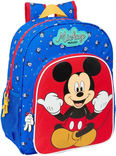 Σχολική Τσάντα Mickey Mouse Clubhouse Good Day Μπλε 32x38x12cm