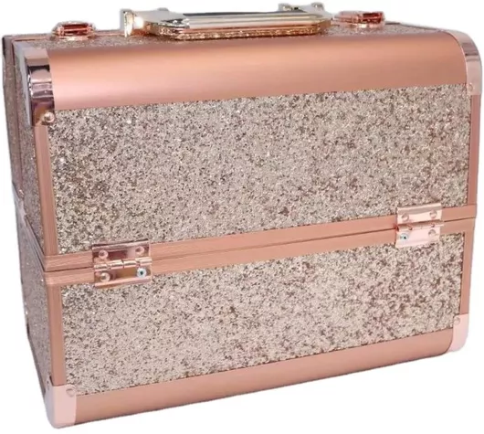Βαλιτσάκι Αισθητικής My Home Luxury Μεταλλικό Υ37xΠ23xΒ28cm