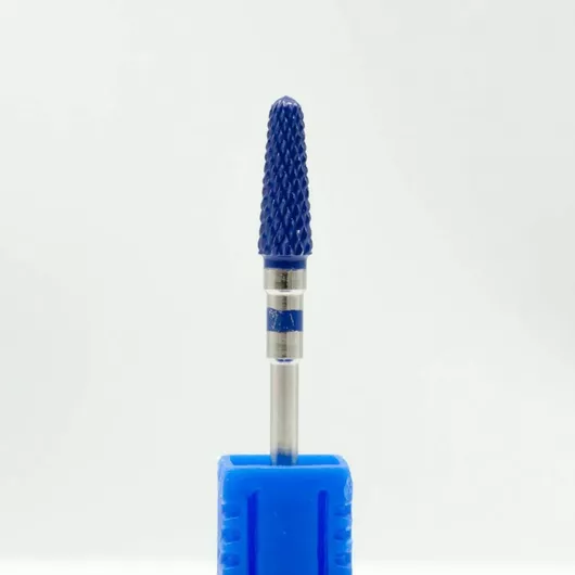 Nailp Professional Φρέζα Καρβιδίου Τροχού Νυχιών με Σχήμα Κώνου Μπλε