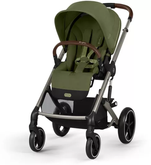 Καρότσι Μωρού Cybex Balios S LUX Ρυθμιζόμενο Kατάλληλο για Nεογέννητο Moss Green / Taupe Frame 11.7kg