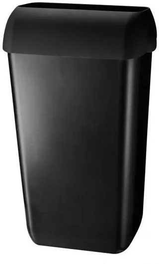 Κάδος Απορριμμάτων Finezza Πλαστικός Quartzline 23lt Μαύρος