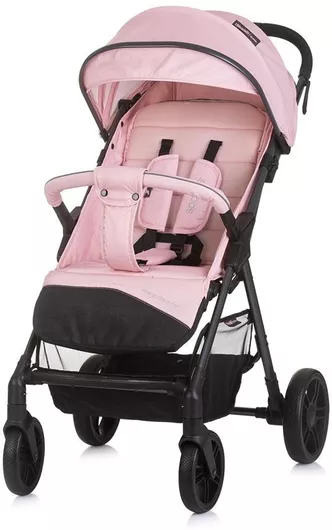 Καρότσι Μωρού Chipolino Sparkle Kατάλληλο από 6+ Mηνών Pink Marsmallow 6.6kg