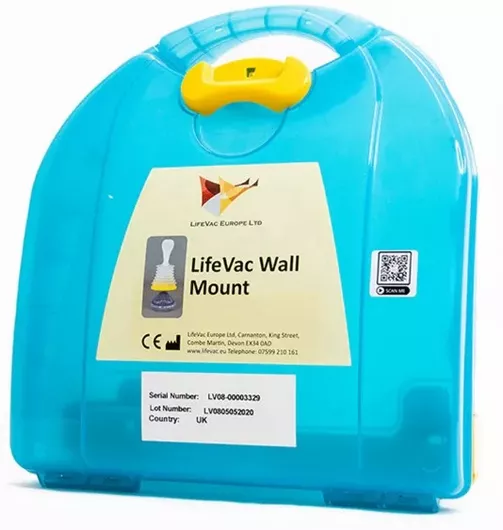 Κουτί Επιτοίχιας Τοποθέτησης Lifevac για Συσκευή Αντιμετώπισης Πνιγμονής