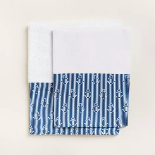 Σετ Βαπτιστικά Λαδόπανα Beauty Home Μπλε - 8541501a