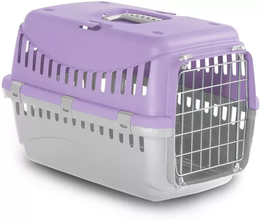 Pet Camelot Κλουβί Μεταφοράς Σκύλου Λιλά 58x38x38cm 6824-50