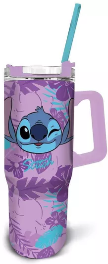 Stor Insulated Παιδικό Παγούρι Lilo & Stitch Ανοξείδωτο Μοβ 1165ml