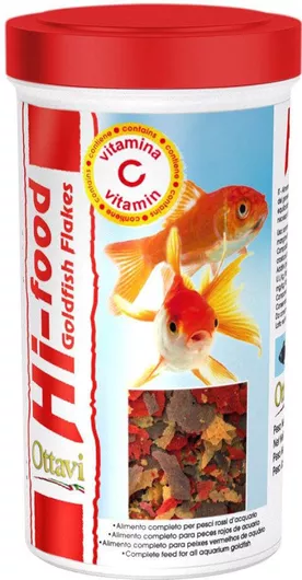 Τροφή για Χρυσόψαρα Ottavi Hi-Food σε Νιφάδες 250ml 50gr