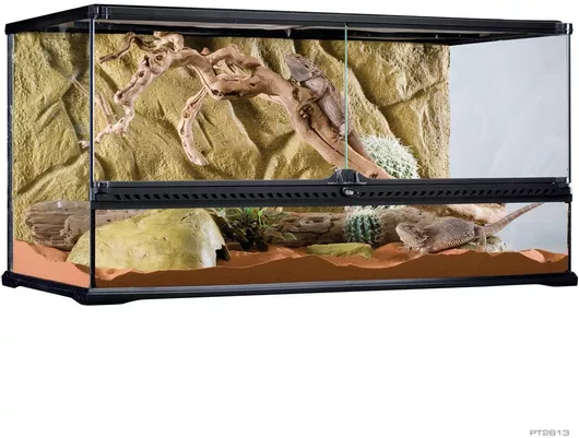 ενυδρείο ερπετών exo terra terrarium 90x45x45cm