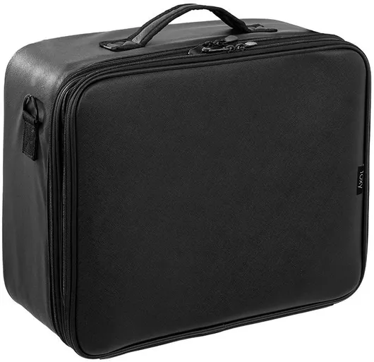 Βαλιτσάκι Αισθητικής Foxy Μαύρο Υ18xΠ42xΒ33cm