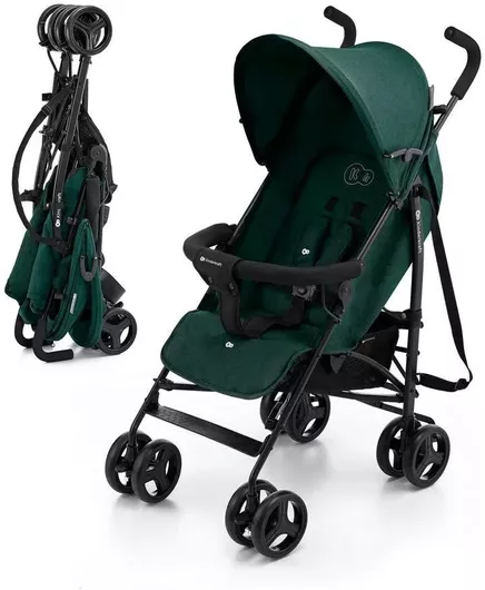 Καρότσι Μωρού Kinderkraft TIK Μπαστούνι Κατάλληλο για Νεογέννητο Green 6.5kg