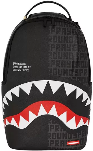 Σχολική Τσάντα Πλάτης Sprayground Shark Σχολική Μαύρο