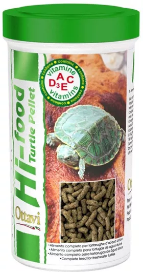Τροφή Ερπετού Ottavi Hi-food Turtle Pellet Χελώνες Κόκκους 250ml/75gr