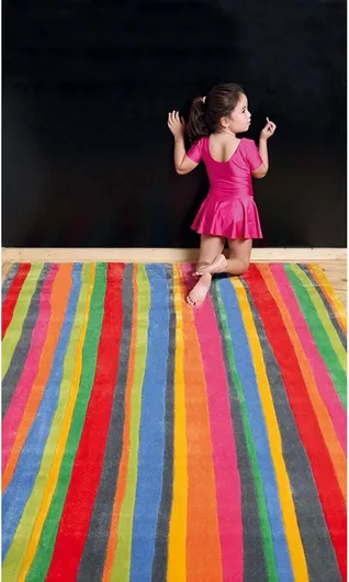 Παιδικό Χαλί Βιοκαρπέτ Χειροποίητο 200x250cm Πολύχρωμο
