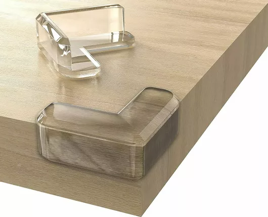 Benson Προστατευτικά για Γωνίες με Αυτοκόλλητο από Πλαστικό 4τμχ