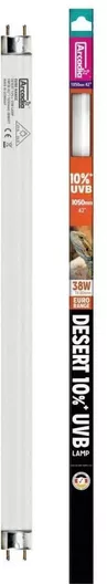 Arcadia T8 Λαμπτήρας Ερπετών UVB Desert 10%+ 38W 105cm Ακτινοβολίας