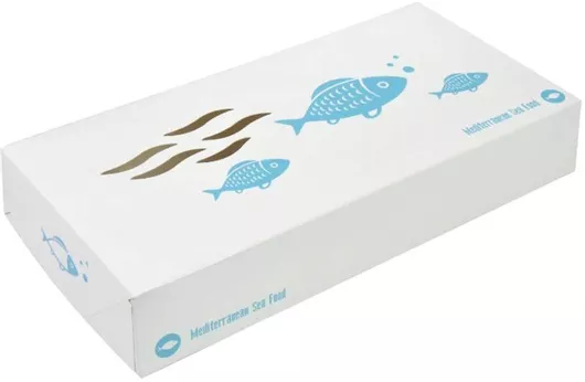 Χάρτινα Κουτιά Ψητοπωλείου Σετ 25 Kraft 35x17.5x6cm