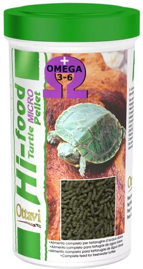 Τροφή Ερπετού Ottavi Turtle Micro Pellet Χελώνας Μικρούς Κόκκους 250ml/75gr
