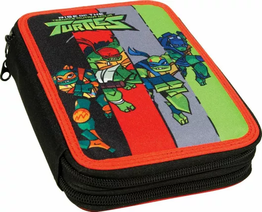 Gim Ninja Mutant Mayhem Κασετίνα Γεμάτη με 2 Θήκες