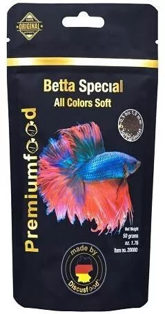 Discusfood Betta Special All Colors Soft Fish Food 50g