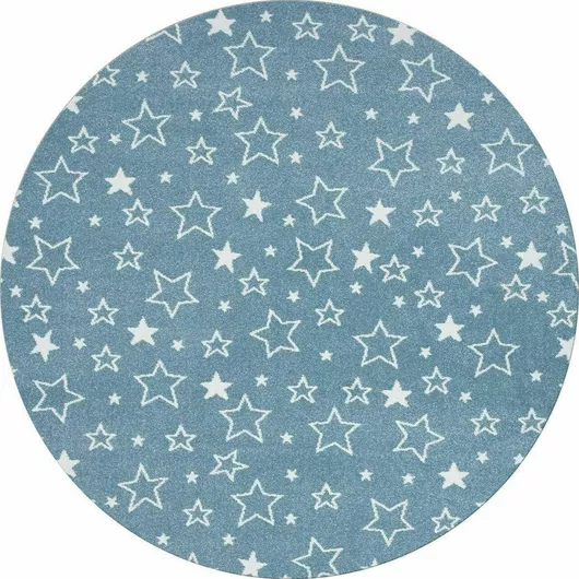 Παιδικό Χαλί Colore Colori Αστέρια Στρογγυλό  250cm  13mm