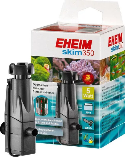 Εσωτερικό Φίλτρο Ενυδρείου Eheim Skim 350 για Χωρητικότητα έως 350lt, με Απόδοση 300lt/h & Ισχύ 5W