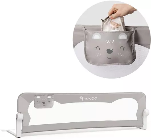 Nukido Προστατευτικό Κάγκελο Κρεβατιών Γκρι