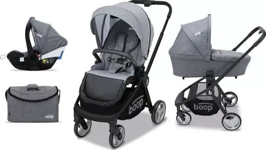 Πολυκαρότσι Asalvo Trio Genius 3 in 1 Grey