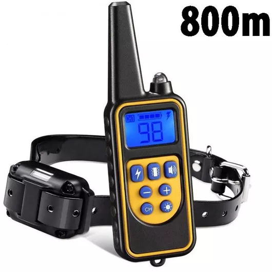 Ηλεκτρικό Κολάρο Εκπαίδευσης Σκύλου με Εμβέλεια 800m