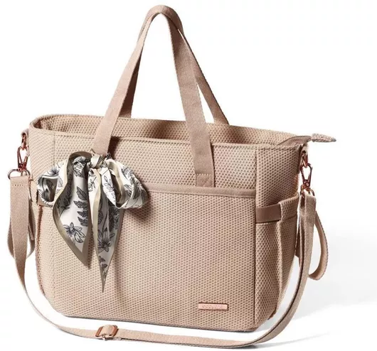 Τσάντα-Αλλαξιέρα Ώμου/Χειρός 30x26x16cm Μπεζ