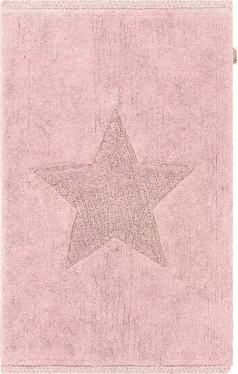 Παιδικό Χαλί Guy Laroche Αστέρια Βαμβακερό 100x150cm Link Ροζy
