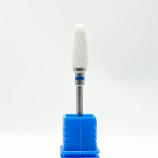 Φρέζα Τροχού Νυχιών Nailp Professional Κεραμική με Σχήμα Κώνου Μπλε