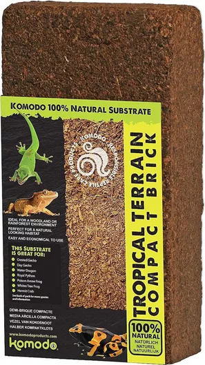 Komodo Tropical Terrain Compact Brick 3x680g Pack