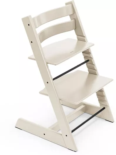 Καρεκλάκι Φαγητού Stokke Tripp Trapp με Ξύλινο Σκελετό & Ξύλινο Κάθισμα Vanilla White