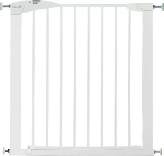 Munchkin Maxi-Secure Πτυσσόμενη Προστατευτική Πόρτα από Μέταλλο Λευκό 76x76cm
