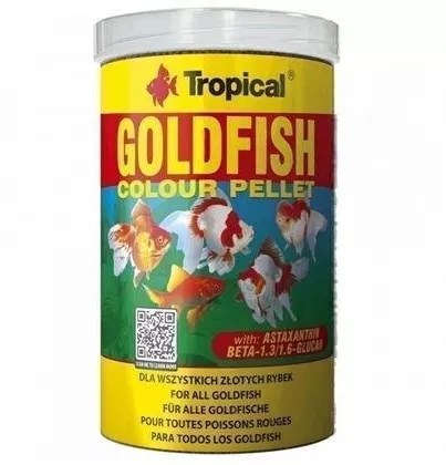 Tropical Goldfish Colour Pellet 1000ml