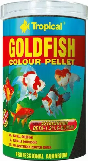 Τροφή για Τροπικό Ψάρι Tropical Goldfish Colour Pellet 250ml