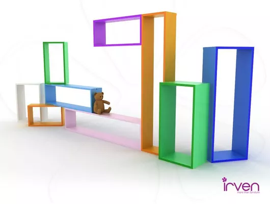 Ραφιέρα Tetris B10 60x36x24 cm