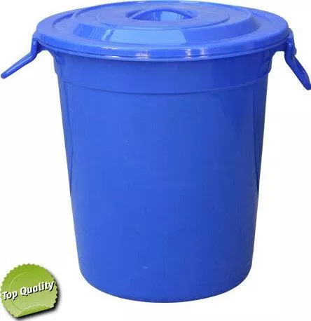 Κάδος Απορριμμάτων Ram Πλαστικός 60lt Μπλε