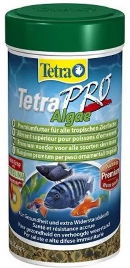 Τροφή για Ψάρι Γλυκού Νερού Tetra ProAlgae σε Νιφάδες με Σπιρουλίνα 45gr