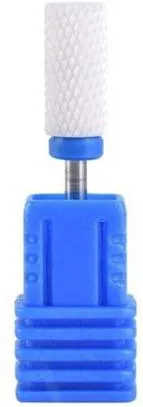 Φρέζα Τροχού Νυχιών Α26 Κεραμική με Σχήμα Βαρελάκι Μπλε