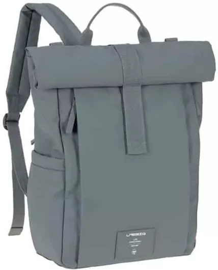 Τσάντα-Αλλαξιέρα Laessig Πλάτης Rolltop Γκρι