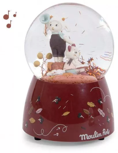 Μουσικό Κουτί Moulin Roty Χιονόμπαλα Μπλε
