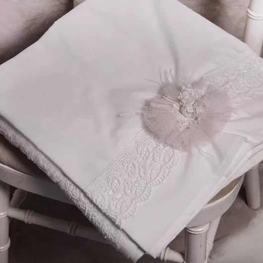 Σετ Βαπτιστικά Λαδόπανα Baby Bloom Λευκό 6τμχ.