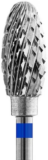 Foxy Φρέζα Καρβιδίου Τροχού Νυχιών Σχήμα Φλόγας Μπλε