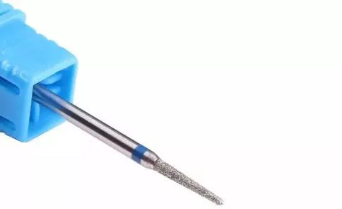 Διαμαντόφρεζα Τροχού Νυχιών Κωνική Μπλε