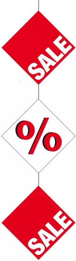 Αυτοκόλλητο Βιτρίνας Εκπτώσεων 30x95cm 298.005.0001.32