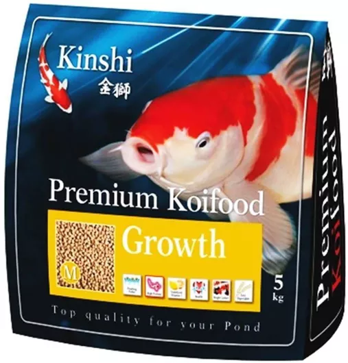 Τροφή Ψαριών Λίμνης Κοι Pellet Ανάπτυξης Kinshi Premium Koifood Growth M - Πελλέτ Ανάπτυξης Ψαριών 5kg