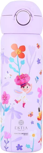 Estia Wonder Bottle Save The Aegean Παιδικό Θερμός Παιδικό Παγούρι Ανοξείδωτο με Καλαμάκι Non Spill 500ml - ebfb2180